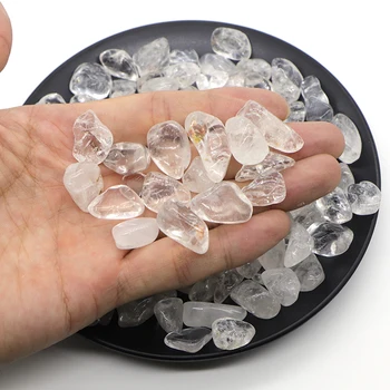 13-20mm Doğal Kuvars Kristal Ve şifa Taşları Çakıl Numune Mineraller Reiki Taşlar Ev Akvaryum Dekorasyon hediye 5