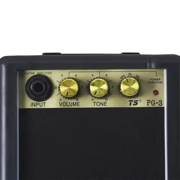 COCA PG-3 Mini Elektrikli gitar amplifikatörü Gitar Amp 5W Hoparlör Gitar Aksesuarları Yaylı müzik enstrümanı 5