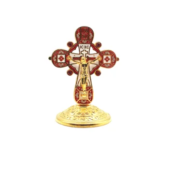 Ev Dekorasyon Ortodoks Çapraz İsa Haç Dini Duvar Çapraz Dekor Katolik Kalıntı Masa Süsü noel hediyesi