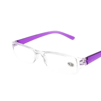 Moda Retro Kare Anti-mavi okuma gözlüğü Erkek Kadın Unisex Taşınabilir Ultra hafif Yarım çerçeve okuma gözlüğü + 1.0 ila + 4.0 2