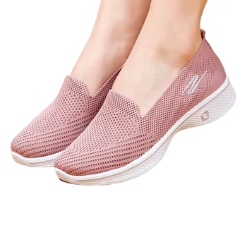 2022 Sıcak Kadın moda ayakkabılar Daireler Bayanlar nefes alan loafer'lar Rahat spor ayakkabı yürüyüş ayakkabısı Yoga Ayakkabı Zapatos De Mujer