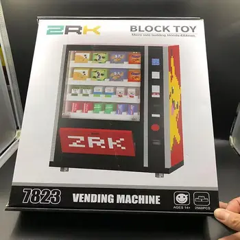 ZRK 1060 adet Mikro Yapı Taşları Karikatür Avcı Oyunu Modeli Arcade Avcı Oyunu Siyah Makine Blokları eğitici oyuncak