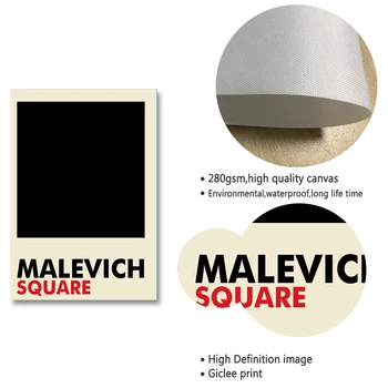 Dünyaca Ünlü Kazimir Malevich Geometrik Soyut Sergi Poster Baskı Tuval Boyama Duvar Sanatı Resimleri Retro Ev Dekorasyon