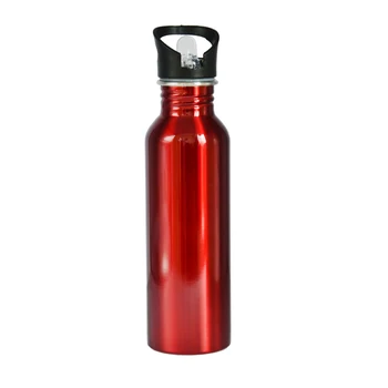 750 ML Resuable ÇEVRE dostu BPA ücretsiz paslanmaz çelik Metal su şişeleri tek duvar seyahat spor salonu içecek su ısıtıcısı 1