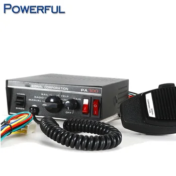 300W 10 Ton Yüksek Sesle Araba uyarı alarmı Politikaları Yangın Sistemi Acil polis amplifikatörü PA Hoparlör MİKROFON Sistemi 5