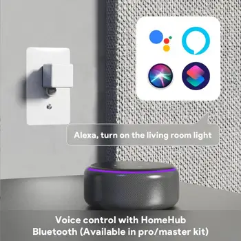 Tuya akıllı Bluetooth Fingerbot Artı Anahtarı Bot Knop İtici Akıllı Ev Akıllı Yaşam App Ses Kontrolü Alexa Google Ev İçin Siri 1