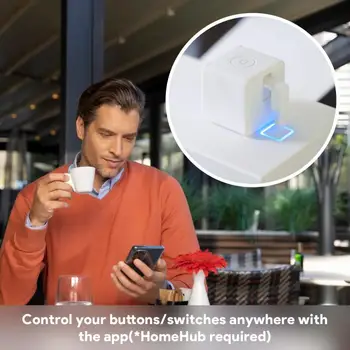 Tuya akıllı Bluetooth Fingerbot Artı Anahtarı Bot Knop İtici Akıllı Ev Akıllı Yaşam App Ses Kontrolü Alexa Google Ev İçin Siri 4