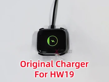 Orijinal 2pin Manyetik şarj aleti kablosu smartwatch için HW19 HW22 adanmış akıllı saat USB Güç Şarj İzle Mıknatıs Şarj