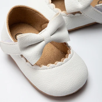 HoneyCherry Yeni Bebek Ayakkabıları Kelebek Prenses Ayakkabı Kauçuk Taban kaymaz bebek ayakkabısı Bebek Kız Ayakkabı