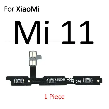 Anahtarı Güç AÇIK kapalı Anahtarı Sessiz Sessiz Ses Düğmesi Şerit Flex Kablo XiaoMi Mi 11 Not 10 10T Lite Pro Ultra Parçaları 5