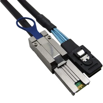 Veri kablosu Harici Mini SAS 26pin (SFF-8088) Erkek Dahili Mini SAS 36pin (SFF-8087) Erkek Kablo