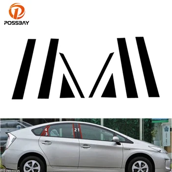 Araba Pillar Mesajları Kapı Pencere Döşeme Dekorasyon Kapakları Toyota Prius 2004 için 2005 2006 2007 2008 2009 Oto Şekillendirici Aksesuarları 3