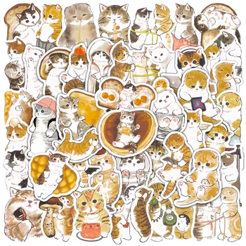 10/30/50 adet Hayvan Kedi Karikatür Çıkartmalar Kawaii Kız Estetik Çıkartmaları Graffiti Scrapbooking Bagaj Dizüstü Sevimli Çocuklar Sticker Oyuncak