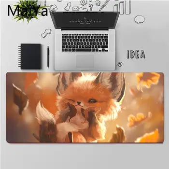 Maiya En Kaliteli Hayvan karikatür Sevimli Tilki kedi DİY Tasarım Deseni Oyunu Ücretsiz Büyük Mouse Pad Klavye Kargo Mat fare altlığı 5