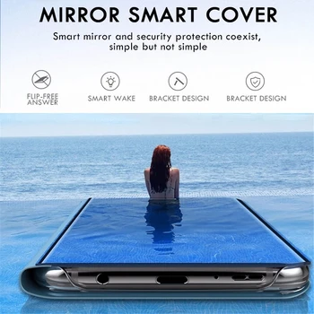 Akıllı Ayna Manyetik Flip Case Xiaomi Mi 11T Pro Xiaomi 11 Lite 11Lite Mi11 T İ 11İ 5G 11Pro 11TPro Mi11T Standı Kapak Fundas