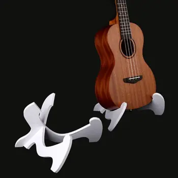 Gitar Aksesuarları Katlanabilir Parke Gitar Bas PVC Katlanabilir Tutucu Standı Ukulele Keman Mandolin Banjo Aksesuarları 5