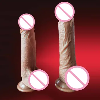 Silikon Gerçekçi Yapay Penis Kadın Sexshop Yumuşak Anal Yapay Penis Kadınlar için Seks Ürünleri Vantuz Penis Yapay Erotik Oyunlar Dick 5