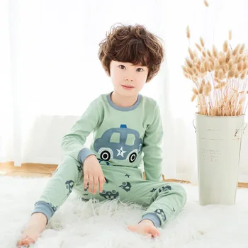 Kış ev tekstili bebek kız erkek saf pamuk sevimli hayvan sıcak satış pijama 2 - 13T çocuklar uyku tulumu çocuk dip gömlek 3