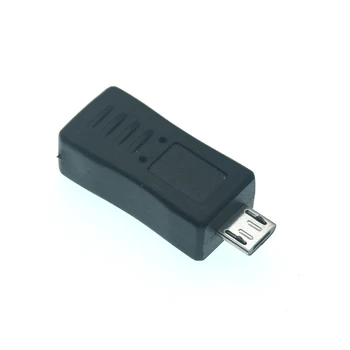 90 Derece Sol ve Sağ Açılı mikro USB Erkek Mini USB dişi adaptör Konnektör Dönüştürücü Adaptör Cep Telefonları için MP3