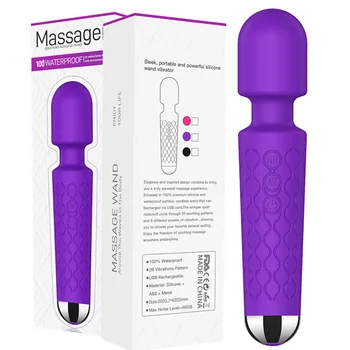 20 Modları 8 Hızları Güçlü Titreşim Mini Vibratör Usb Şarj elde vücut masaj aleti Klitoris G-spot Vibratörler Seks Oyuncak Kadınlar İçin 1