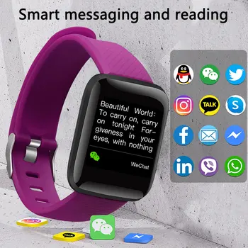 2022 Silikon Spor akıllı saat Erkekler Kadınlar Spor İzle Bilezik Elektronik Akıllı Saat Android ıOS İçin Su Geçirmez Smartwatch 0