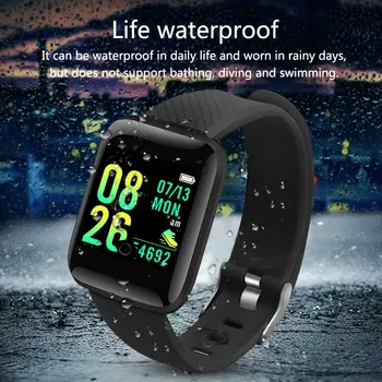 2022 Silikon Spor akıllı saat Erkekler Kadınlar Spor İzle Bilezik Elektronik Akıllı Saat Android ıOS İçin Su Geçirmez Smartwatch 1