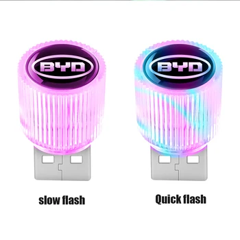 1 adet Mini USB LED araç iç dekoratif atmosfer lambaları acil ışık Volvo xc60 v40 v50 xc90 v60 s60 s80 c30 xc40 xc70