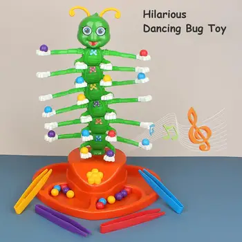 Caterpillar Elektrikli Wiggle Dans Eğlenceli Caterpillar Oyunu Denge Oyuncak Çocuklar için 5