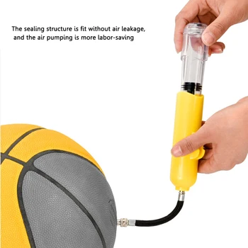 Çok Amaçlı Mini El Pompası ile Hava İğne Vana Taşınabilir Bisiklet Lastik Şişirme hava pompası için Basketbol Futbol Kayık Topu