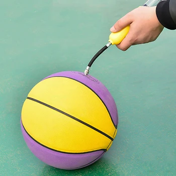 Çok Amaçlı Mini El Pompası ile Hava İğne Vana Taşınabilir Bisiklet Lastik Şişirme hava pompası için Basketbol Futbol Kayık Topu 3