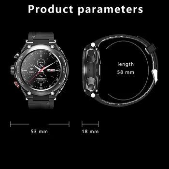 2022 Bluetooth Kulaklık Kayıt akıllı saat Erkekler Bluetooth Çağrı Tam Ekran Smartwatch Kadın Kol Saati DIY İzle