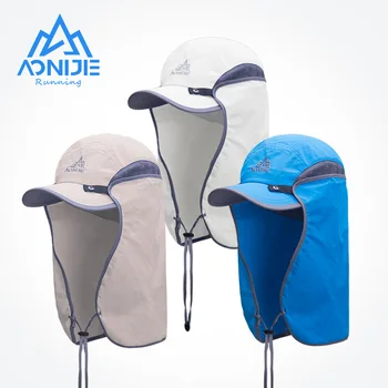 AONIJIE E4089 Unisex balıkçı şapkası güneşlik kapağı Şapka Açık UPF 50 Güneş Koruma Çıkarılabilir Kulak Boyun Flap Kapak Yürüyüş için 3