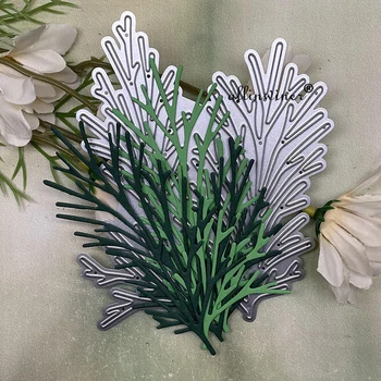 Yeni Yaprak dekorasyon Metal Kesme Ölür Şablonlar için Kalıp Kesim DIY Scrapbooking Albümü Kağıt Kartı Kabartma