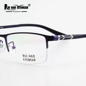 Süper Hafif Optik Gözlük Erkekler Dikdörtgen Reçete Gözlük Moda Gözlük Çerçeveleri TR90 Tapınak Gözlük 3007 1