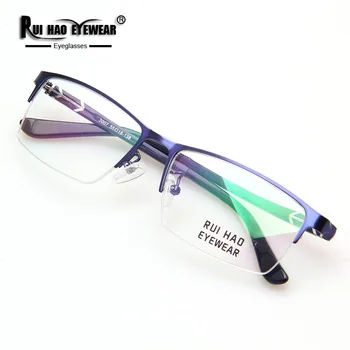 Süper Hafif Optik Gözlük Erkekler Dikdörtgen Reçete Gözlük Moda Gözlük Çerçeveleri TR90 Tapınak Gözlük 3007 3