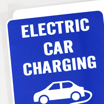 Popüler Dikkat Elektrikli Araç Araba Şarj Çıkartması PVC Araba Sticker 10.7 CM * 14.7 CM