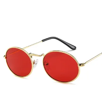 2021 Tasarımcı Erkek Küçük Oval Güneş Gözlüğü Menwomen erkek güneş gözlüğü Estetik Ayna Küçük Çerçeve Oval Güneş Gözlüğü UV400 gafas de sol