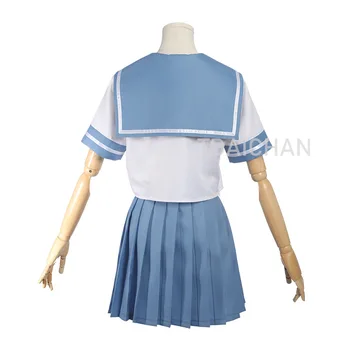 Anime Oyunu Higurashi Ağladıklarında Rena Ryugu Cosplay Kostüm Sevimli okul üniforması JK Üniforma Cadılar Bayramı Takım Elbise Lolita Kawaii