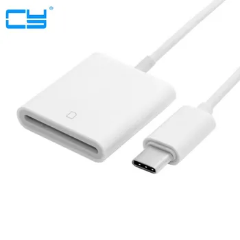 Taşınabilir USB 3.1 Tip C USB-C SD SDXC kart okuyucu Adaptörü macbook için kablo Huawei Xiaomi Android OTG kart okuyucu 2