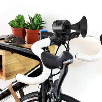 Bisiklet Gidon Boynuz 120dB 1 Ses Modu Elektronik Bisiklet Çan Süper Uzun Bekleme Düğmesi Pil Kumandalı Elektrikli bisiklet kornası