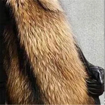 2022 Kış En Sıcak Satış Parka Erkekler Kalın Pamuklu Ceket Büyük Sahte Kürk Rakun kapüşonlu ceket Sıcak Tutmak İçin rus ceketi Giyim