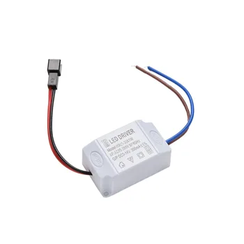 Aydınlatma elektronik transformatör LED Güç Kaynağı Sürücü Adaptörü 3X1W Basit AC 85V-265V DC 3-14V 300mA LED Şerit Sürücü 0