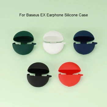 Uyumlu Baseus EX Kulaklık Kapağı Kabuk Darbeye Dayanıklı anti-scratch Koruyucu Kılıf Yıkanabilir Konut Toz Geçirmez Kılıf 0