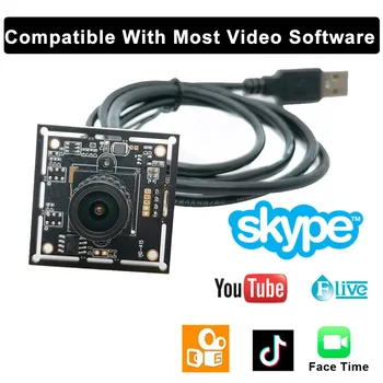8MP HD 4 K CMOS IMX415 30FPS Kare Hızı İle 95 Derece USB Kamera Modülü MJPEG, YUY2 Mini USB Video Webcam 0