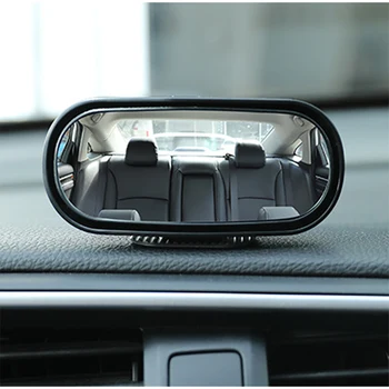 Araba dikiz aynası HD Cam Yardımcı Ayarlanabilir Rotasyon Park Yardımı Ayna Araba Kör Nokta Ayna 360 derece Geniş Açı 0
