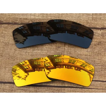 Vonxyz 2 Pairs Stealth Siyah & Yakut Ayna için Polarize Yedek Lensler-Oakley Gascan Çerçeve