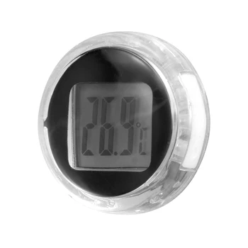 Araba Moto Mini Dijital LCD Termometre Higrometre Ölçer Dondurucu Test Cihazı Sıcaklık Sensörü Nem Ölçer Dedektörü Monitör Kapalı 5