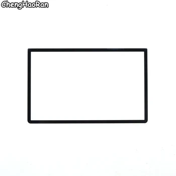 ChengHaoRan Için 3 DSLL 3 DSXL Yedek Siyah Beyaz Üst Ön Ekran Çerçevesi lens kapağı LCD Ekran Koruyucu paneli 3DS XL LL