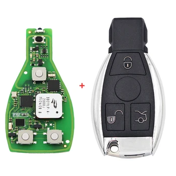 Orijinal Anahtarsız Gitmek FBS3 VVDI OLABİLİR akıllı anahtar 3/4 Düğme 315mhz 433mhz için Bir Düğme Başlangıç Benz W204 W207 W212 W164 W166 W221 CLK 3