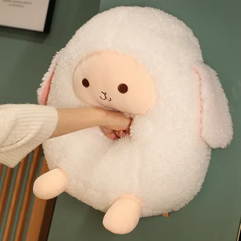 Sevimli Rüya Melek Koyun peluş oyuncaklar Doldurulmuş Hayvan Kuzu Bebek Yumuşak Yastık Bebek Çocuk Kız Kawaii doğum günü hediyesi Odası Dekorasyon